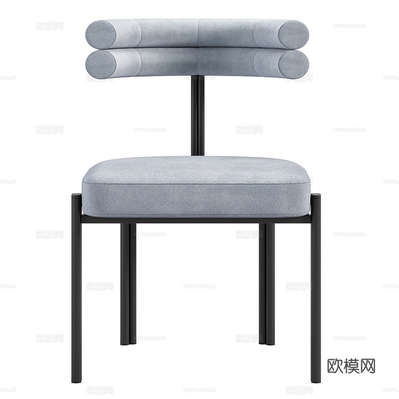 现代 Aucelin 餐椅3d模型下载(渲染图2)