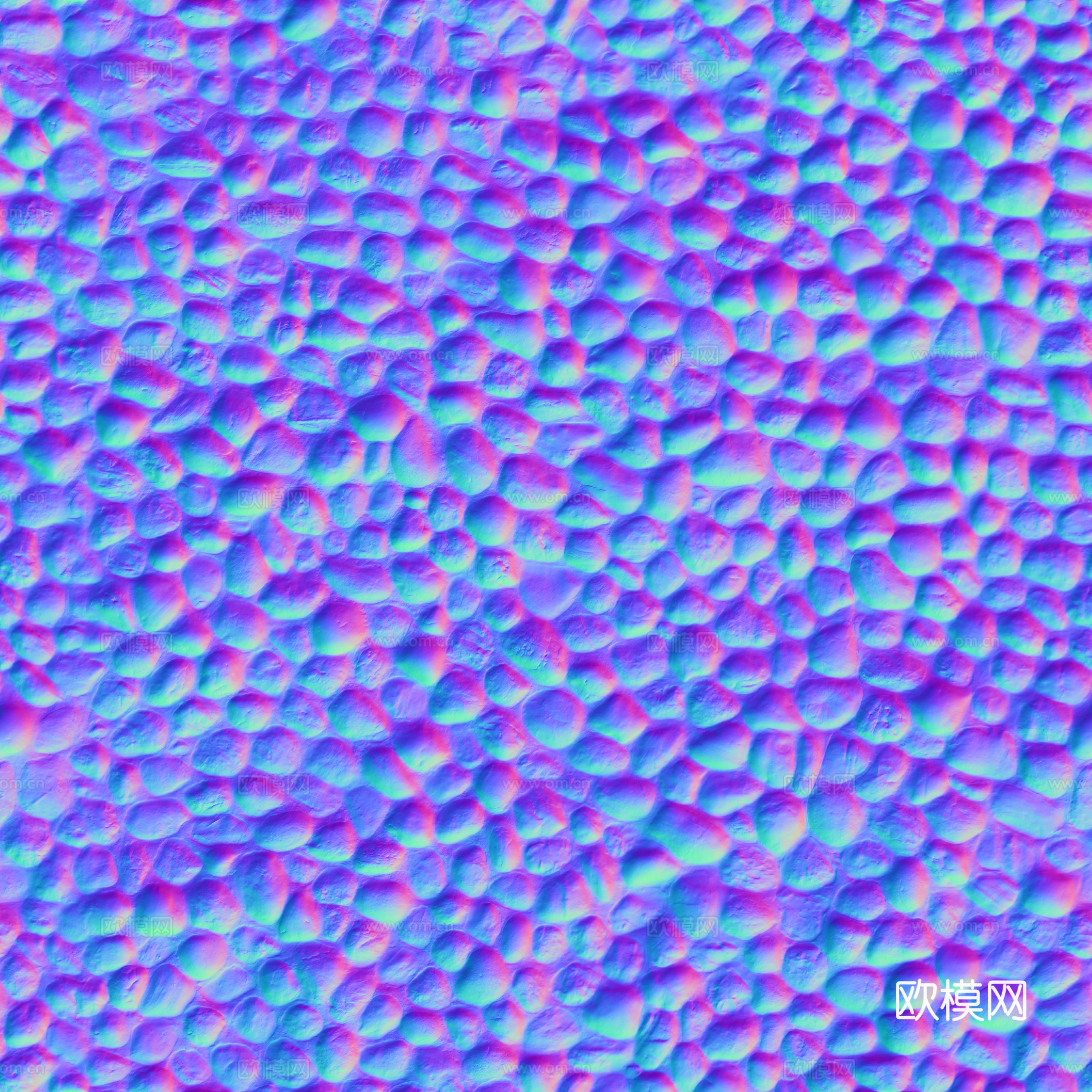 无缝锤纹玻璃法线贴图