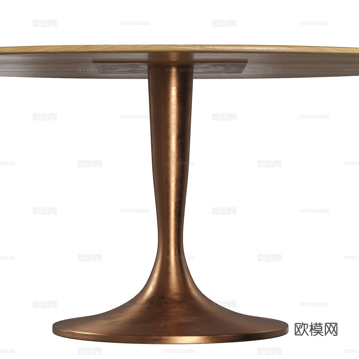 现代轻奢 Hisia 椭圆餐桌3d模型