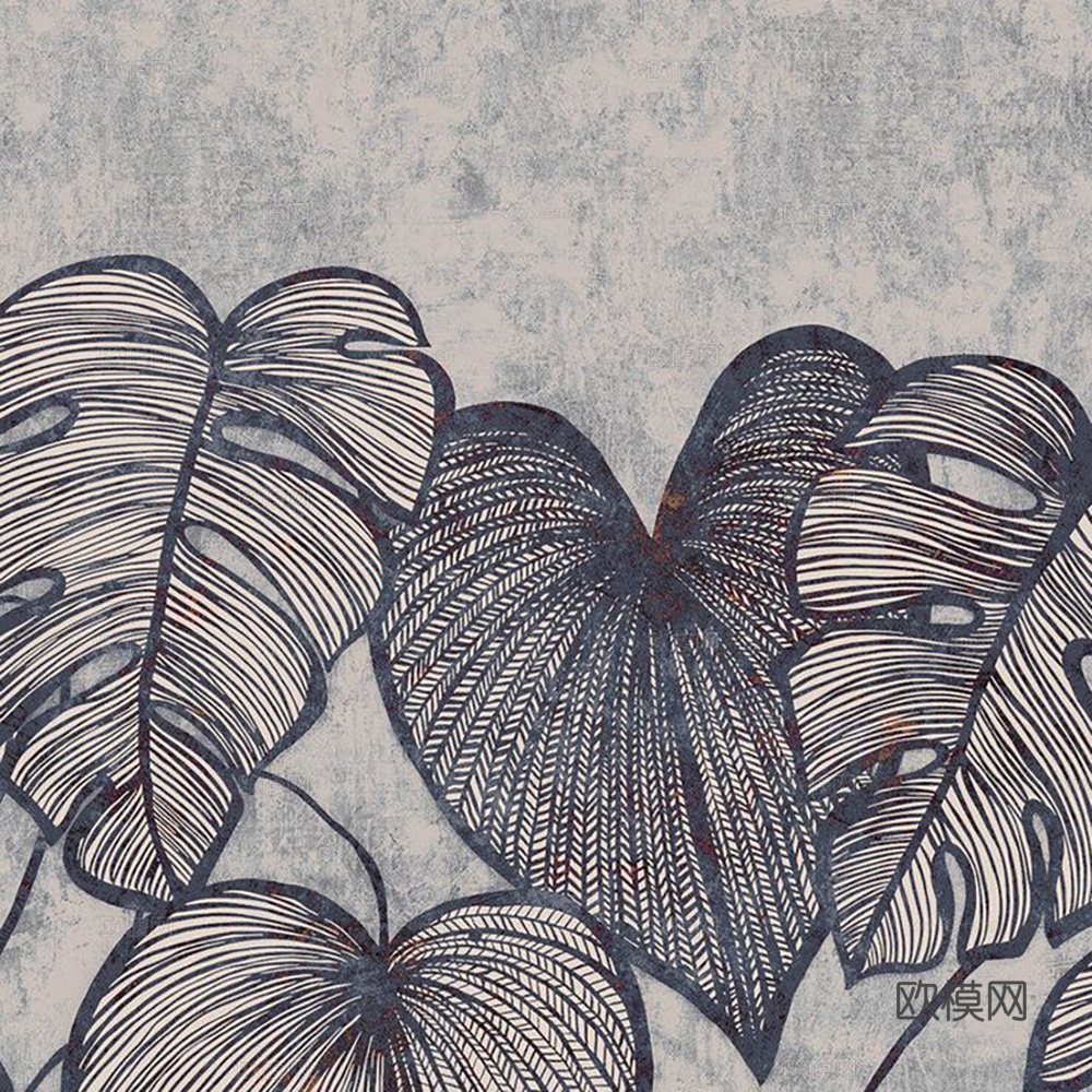 现代轻奢挂画   简约抽象装饰画  纹理挂画 立体几何挂画