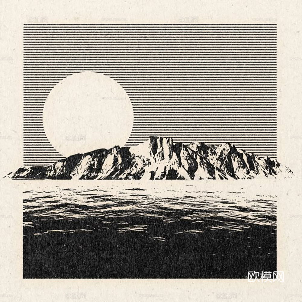 现代轻奢挂画   简约抽象装饰画  纹理挂画 立体几何挂画