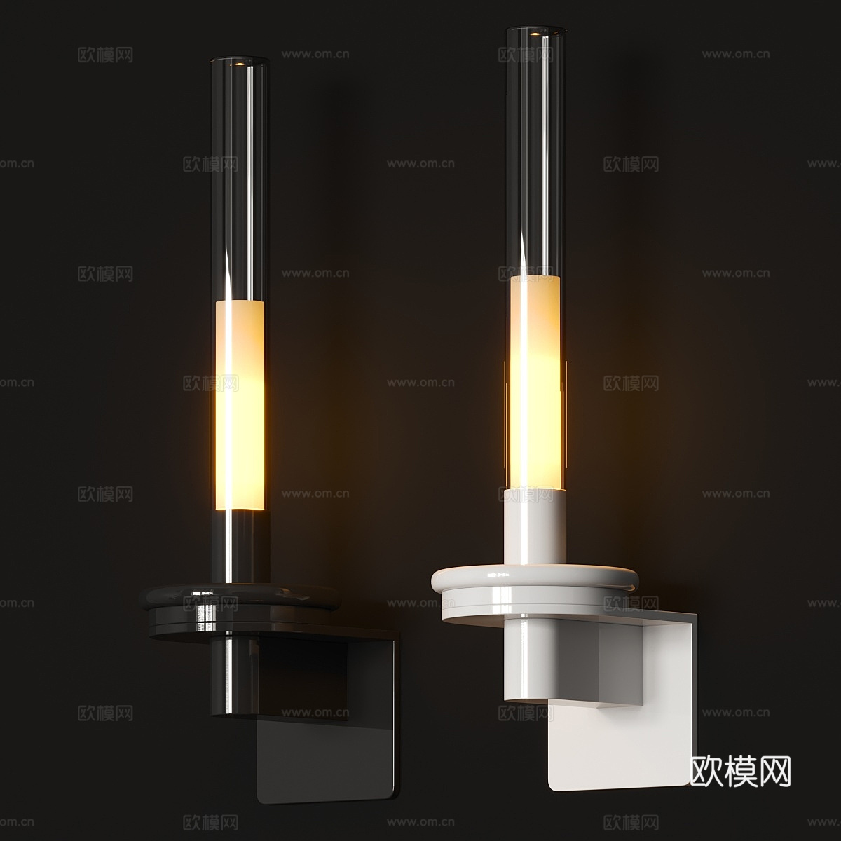 现代极简 Santa Cole Sylvestrina 壁灯3d模型