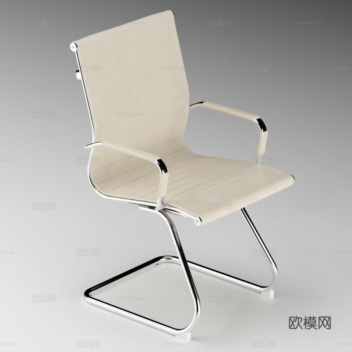 现代意式办公椅3d模型