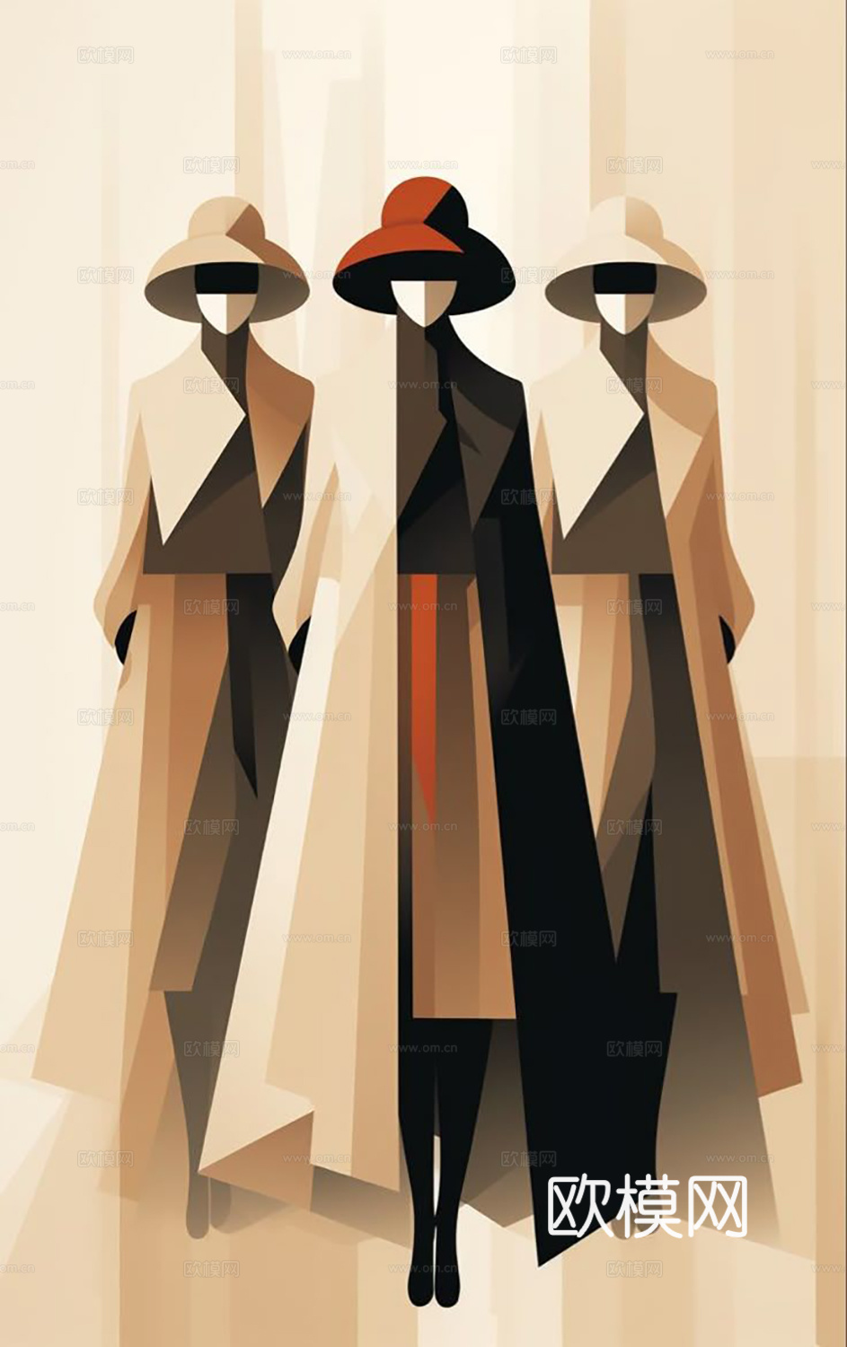 纹理挂画 立体几何挂画 现代轻奢挂画  简约抽象装饰画
