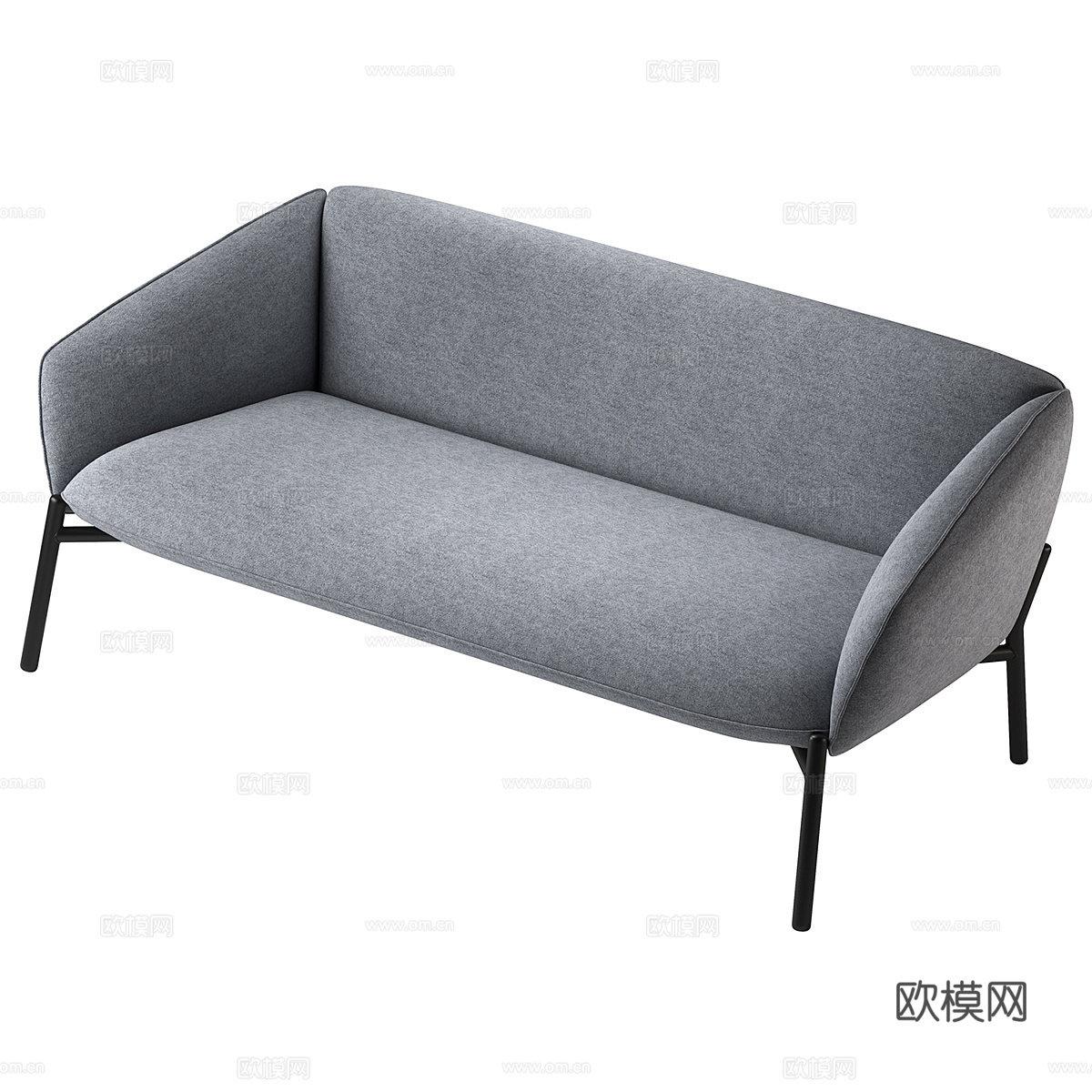 现代极简 Undina 休闲沙发3d模型
