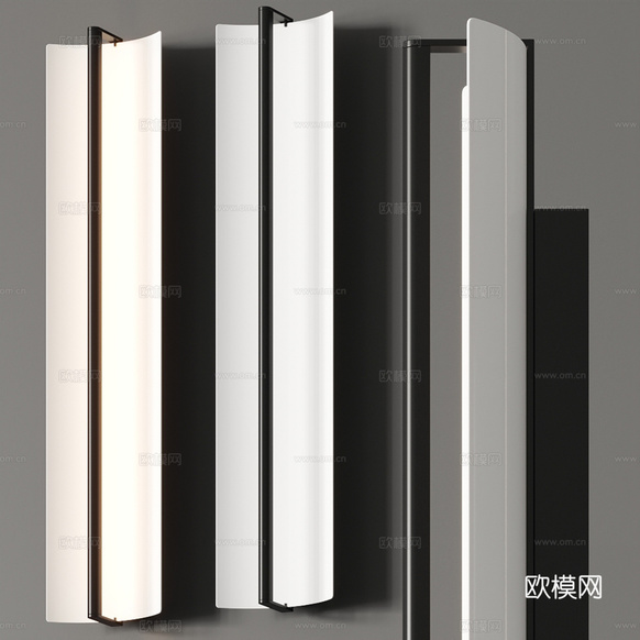 现代壁灯su模型下载(渲染图1)