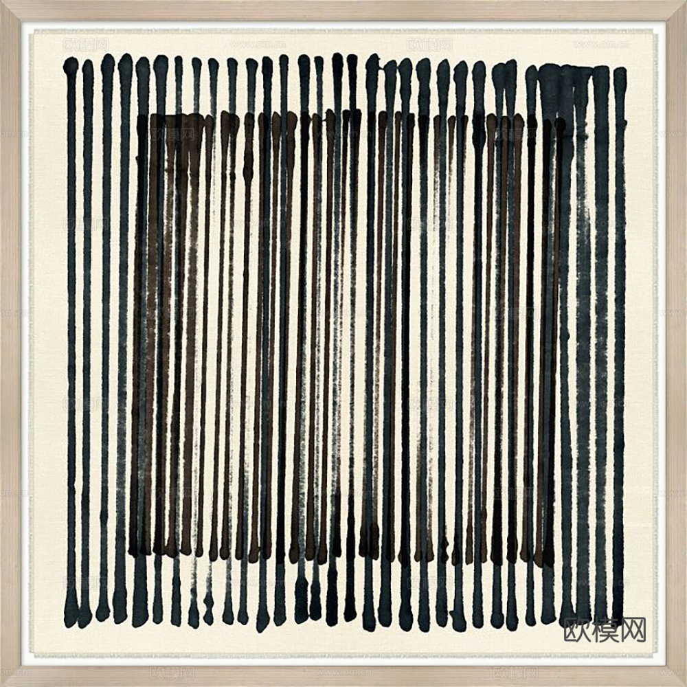 现代轻奢挂画  装饰画  纹理挂画 立体几何挂画