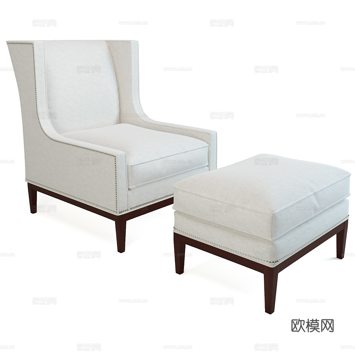 皮尔逊黛安翼椅3d模型