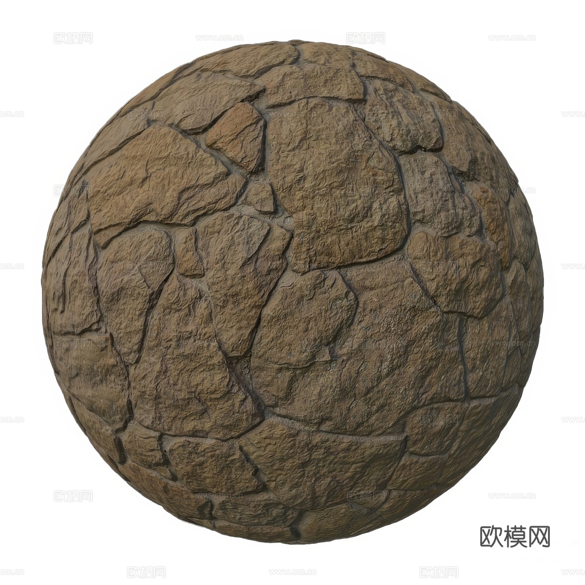 石墙 文化石3d模型