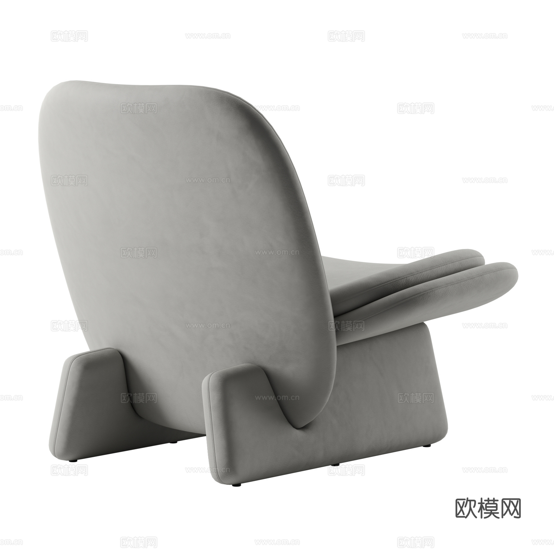 现代意式极简 Baxter ELLI 扶手椅3d模型