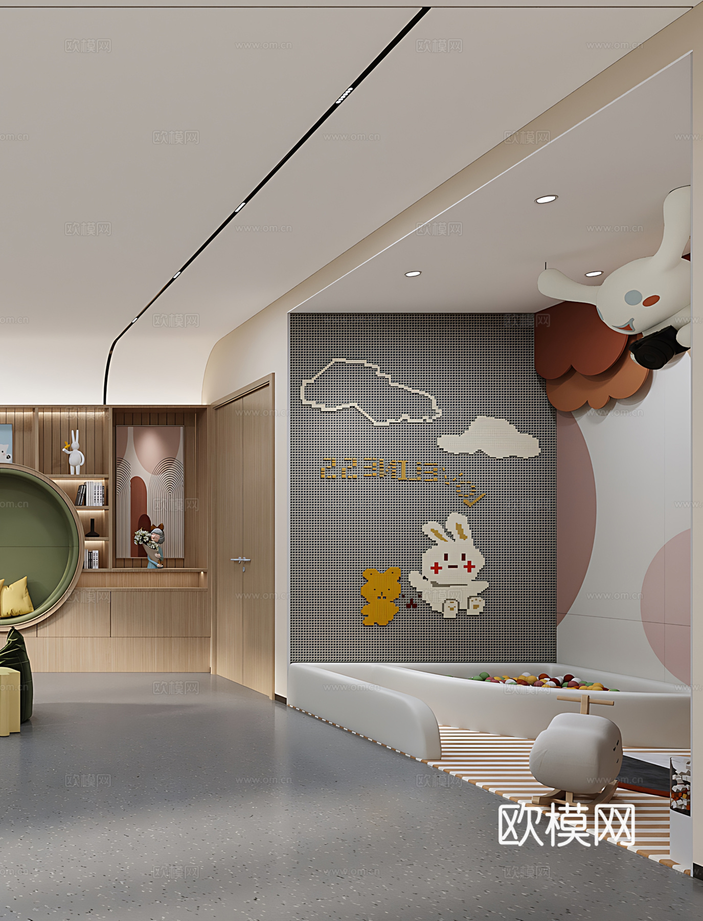 幼儿园儿童娱乐室3d模型