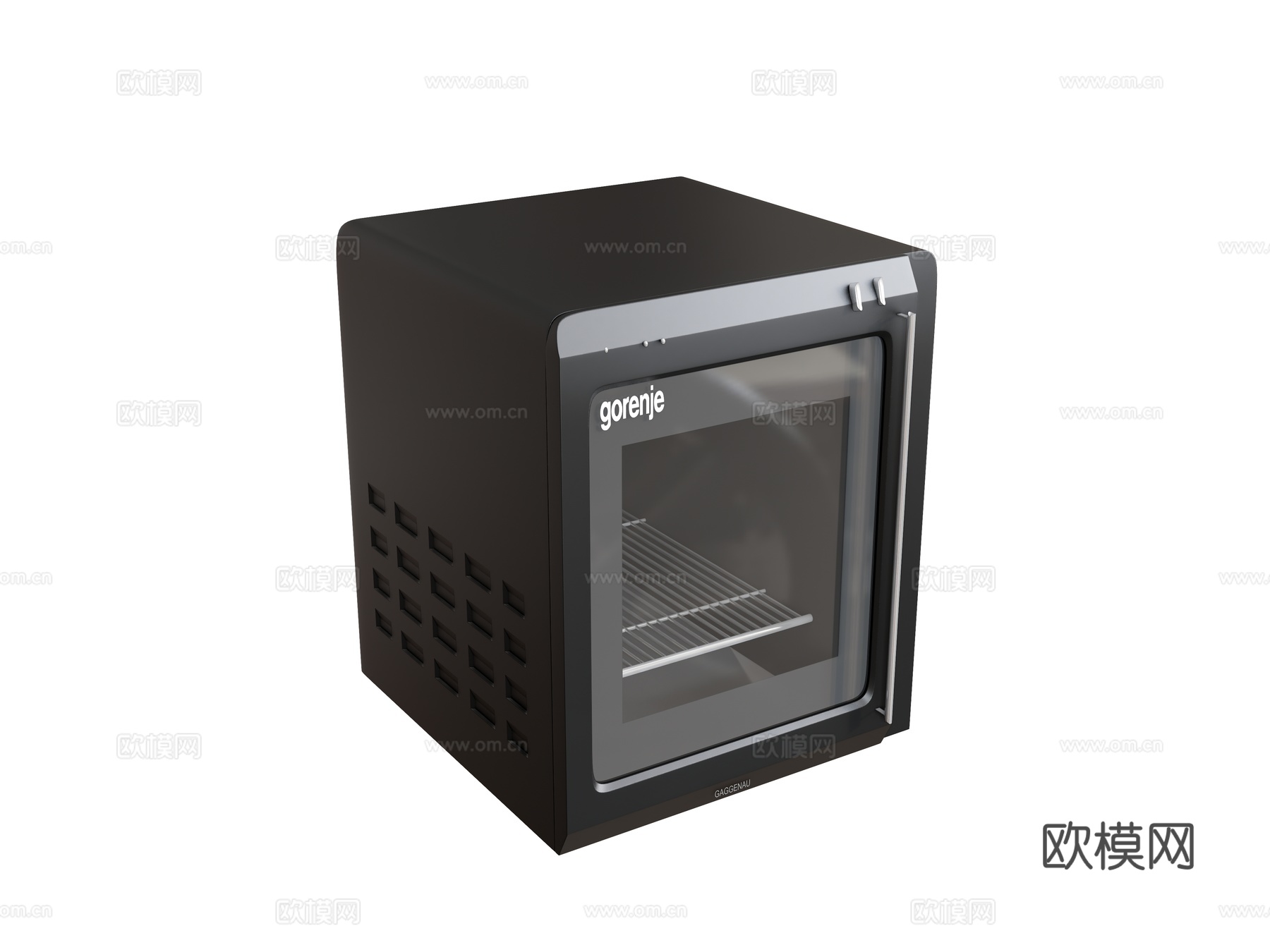 电器保险柜烤箱   保温柜su模型