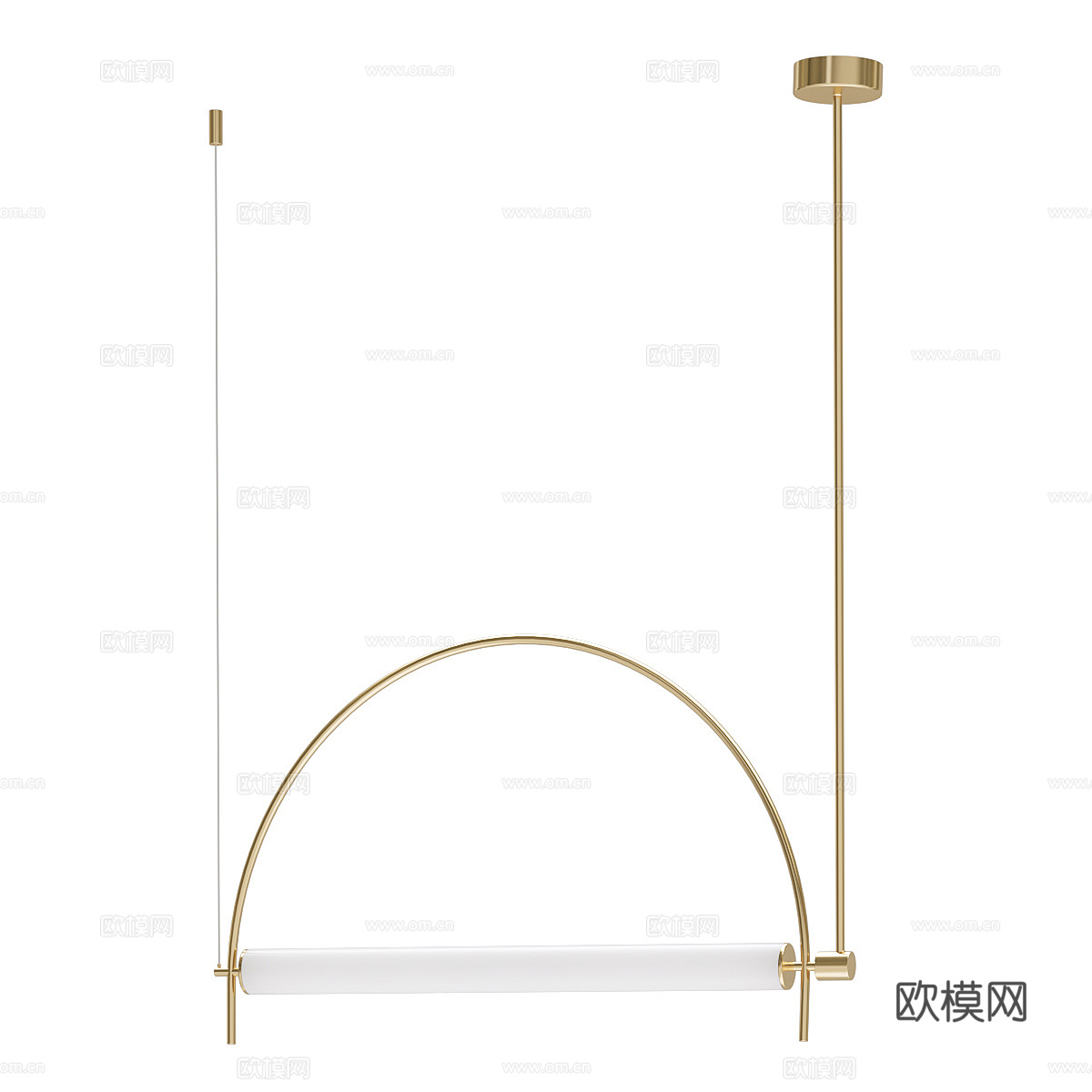 现代极简装饰吊灯3d模型