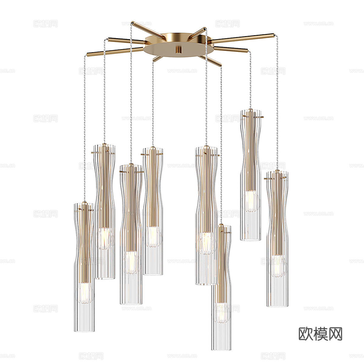 现代简约轻奢吊灯 吊灯 简约吊灯 餐厅吊灯 客厅吊灯 灯3d模型