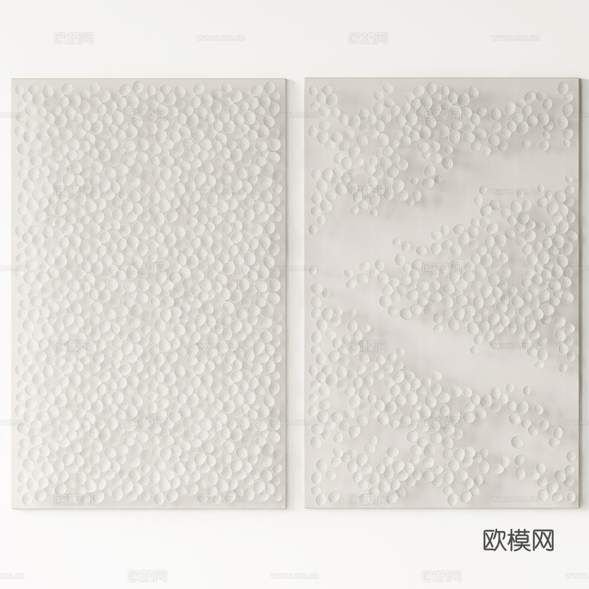 现代极简钉板 钉墙挂件3d模型