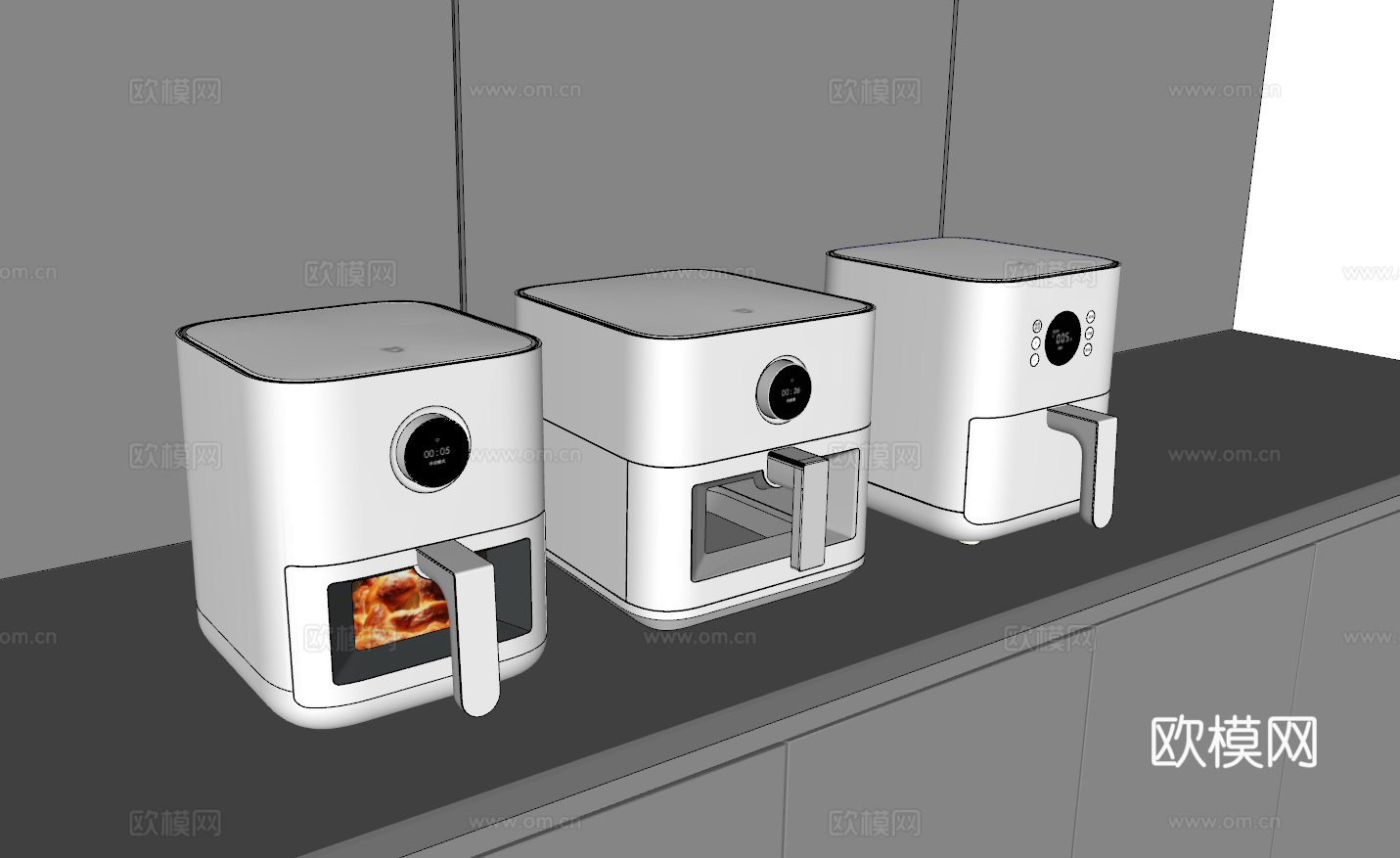 家用电器su模型下载