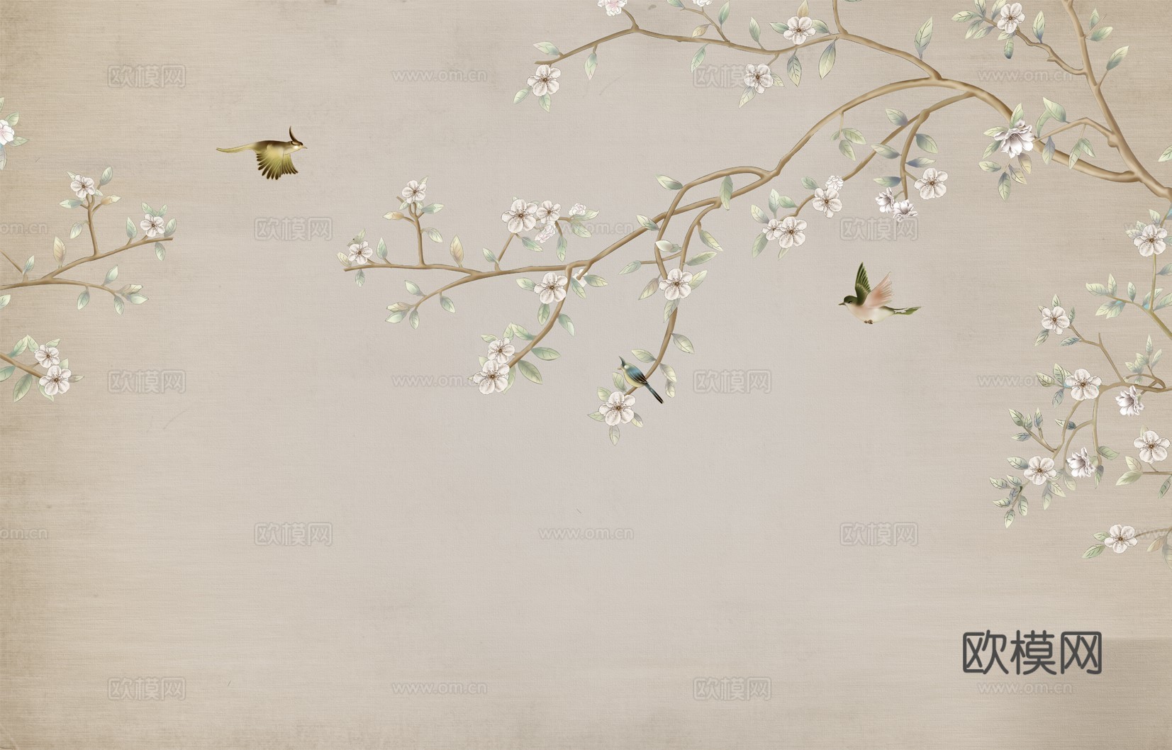 新中式花鸟装饰画