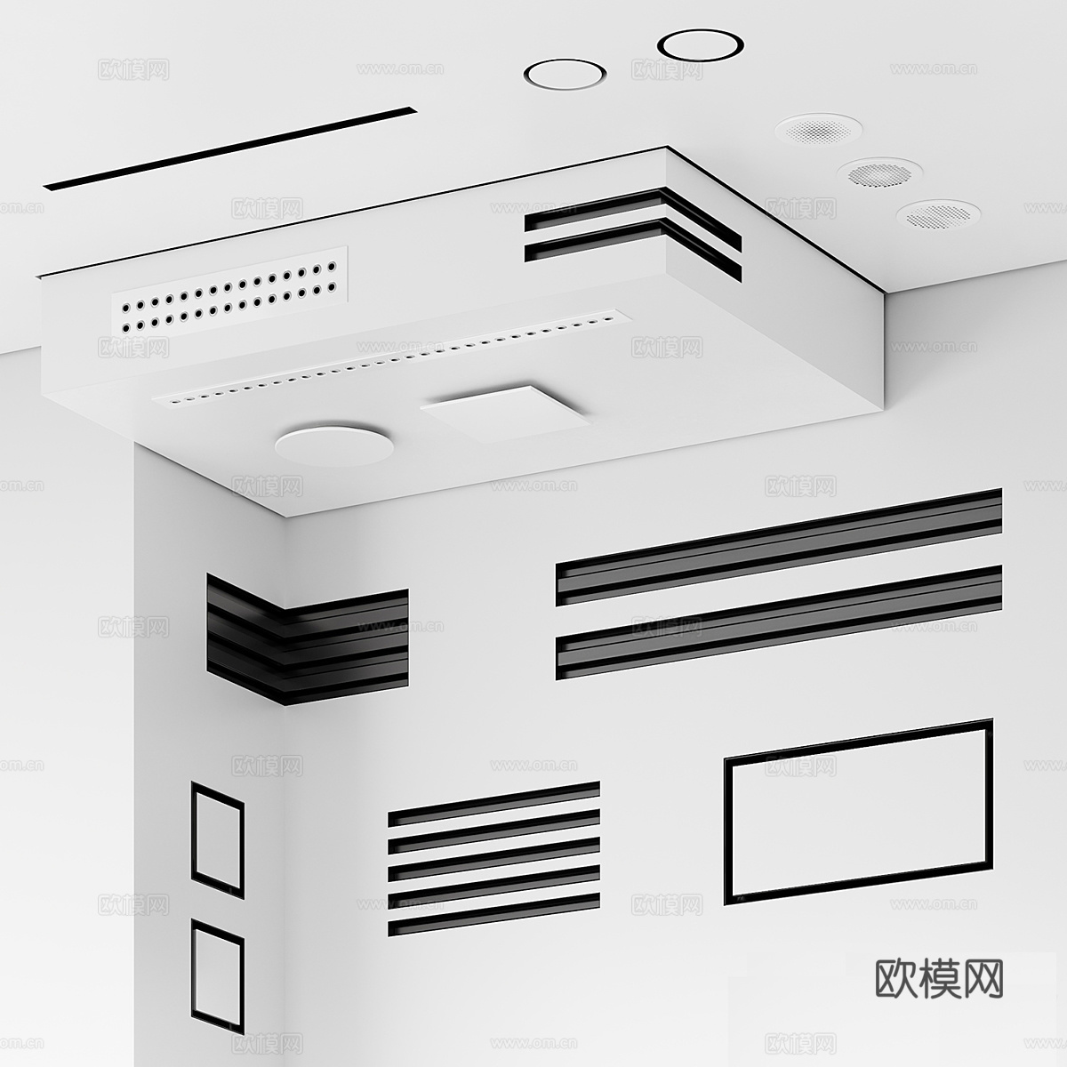 通风和空调格栅 Redvent3d模型