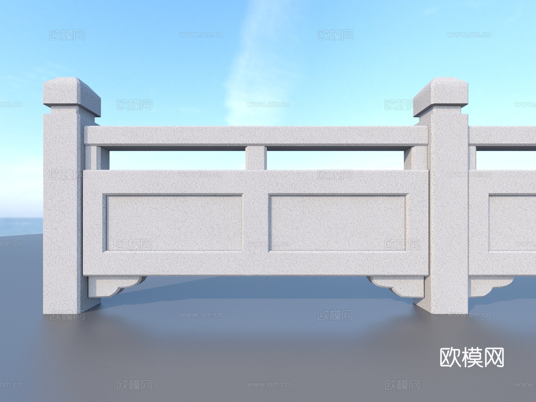 围栏 护栏 栏杆3d模型