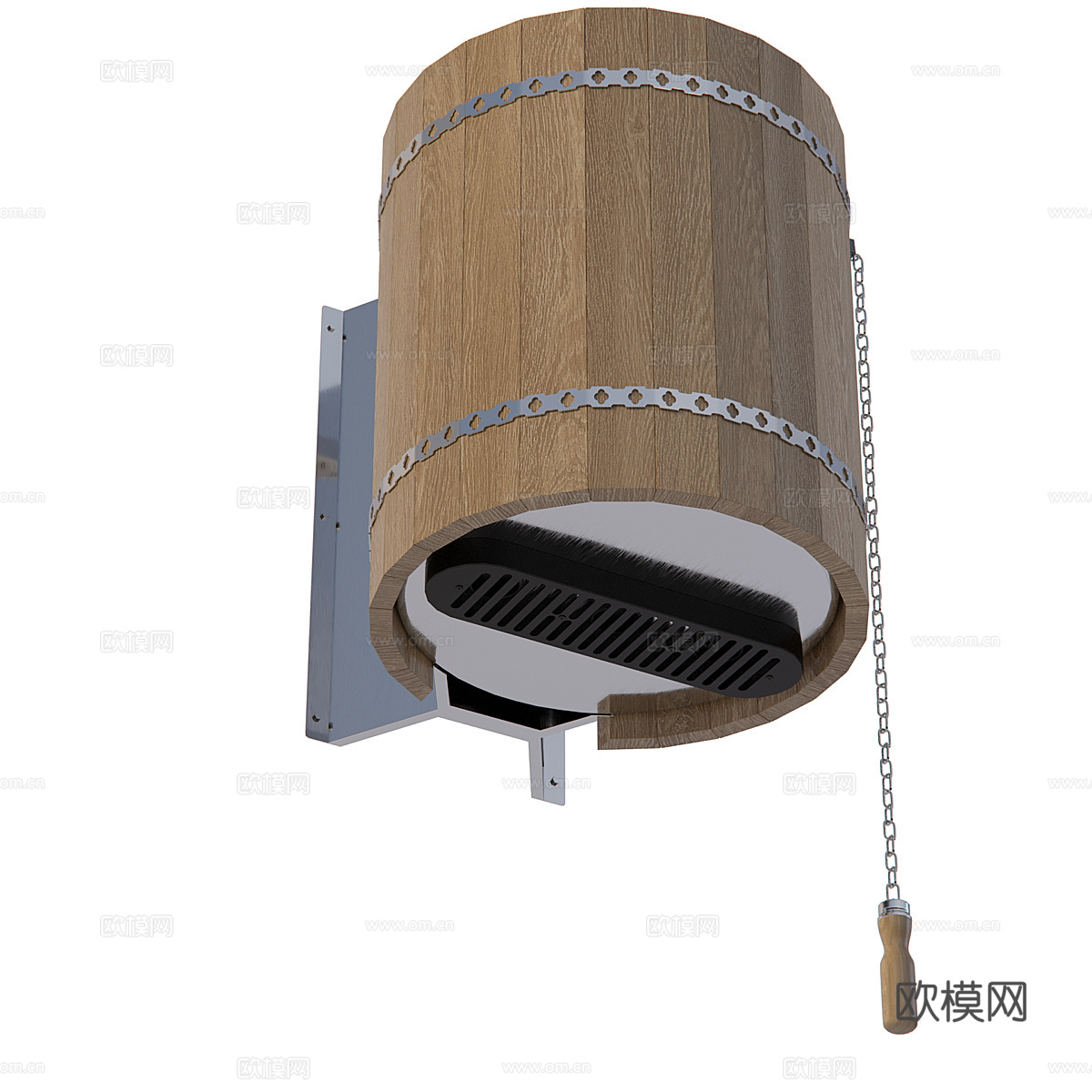 淋浴器 淋浴桶3d模型