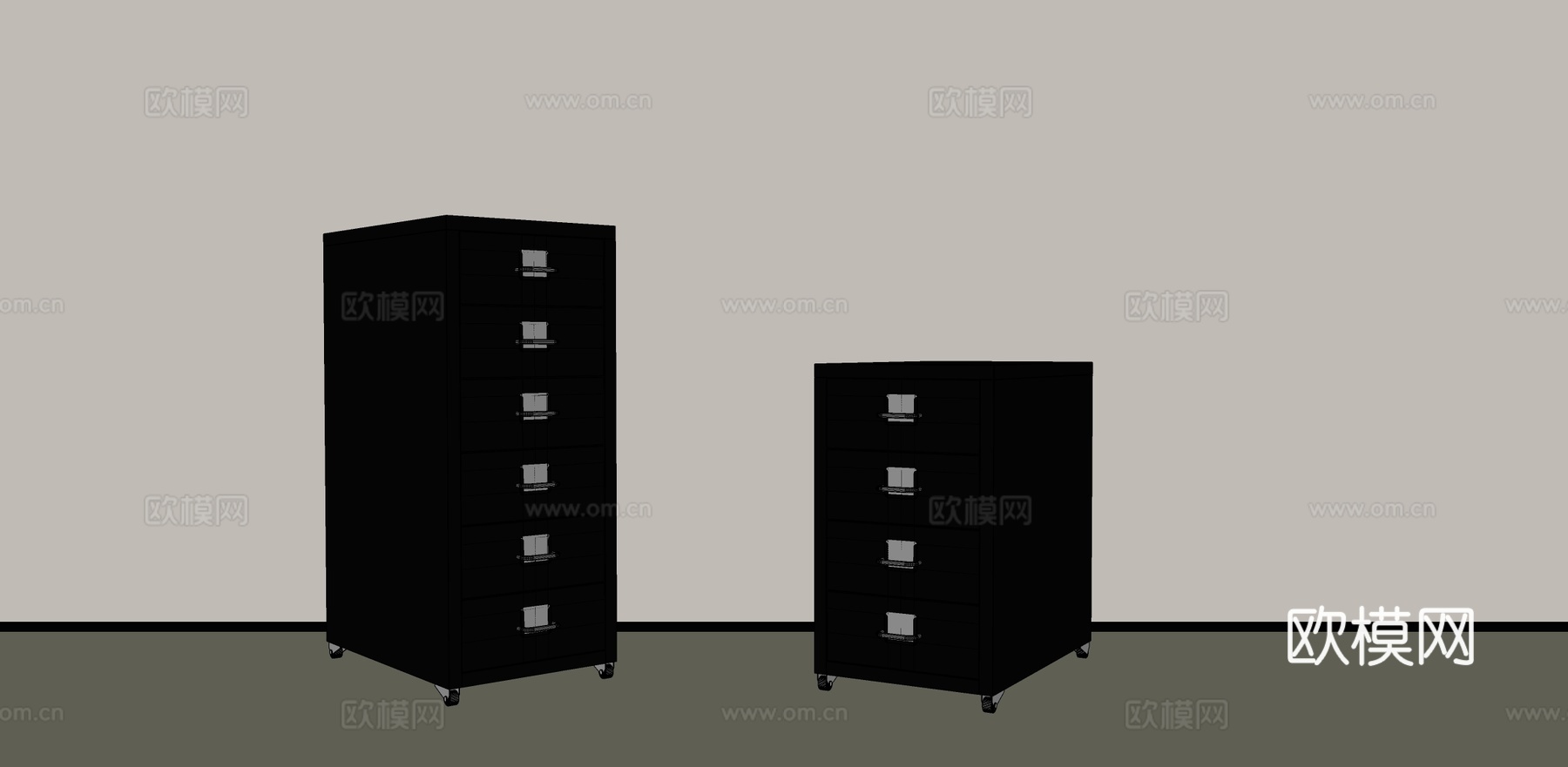 储物柜su模型