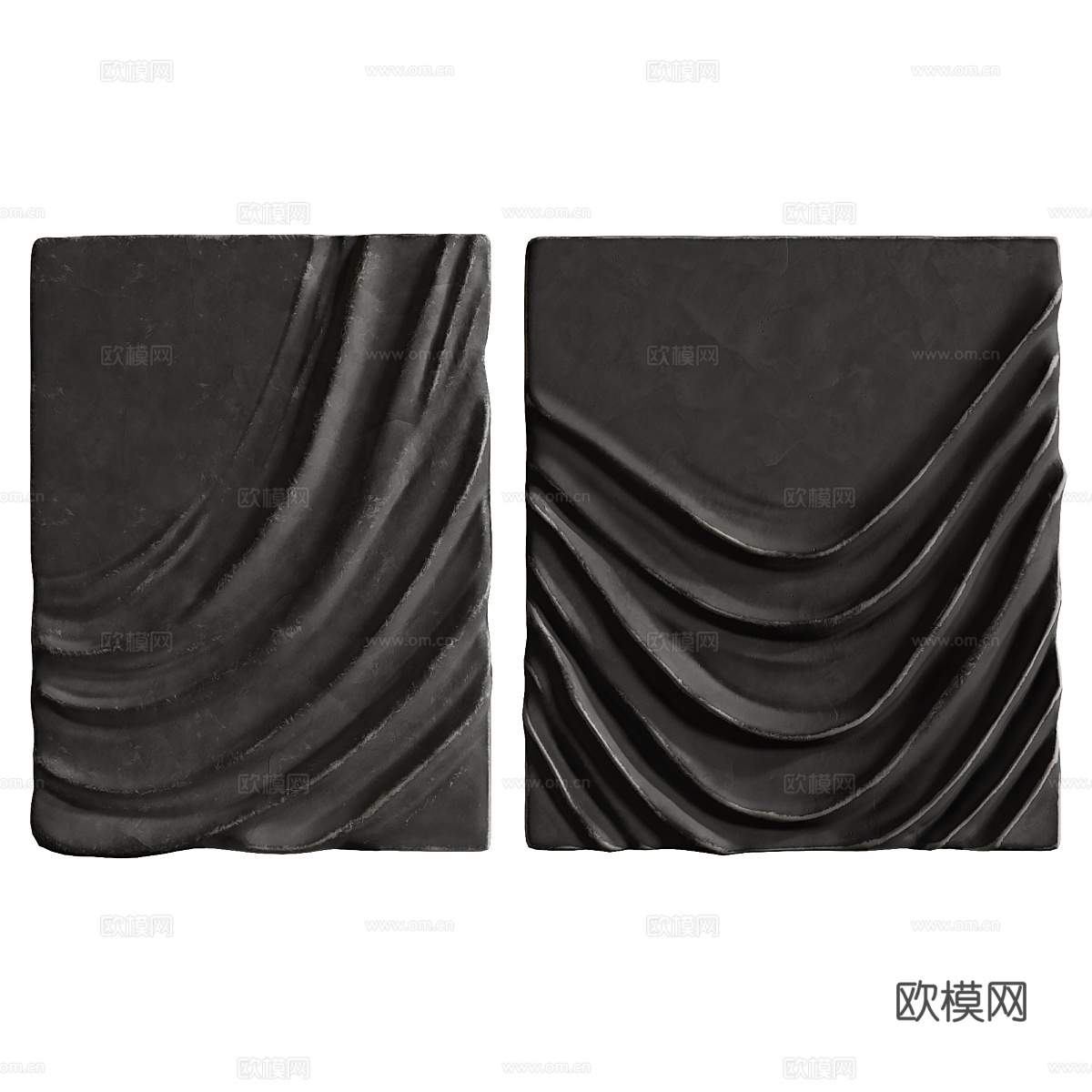 现代侘寂墙饰挂件3d模型