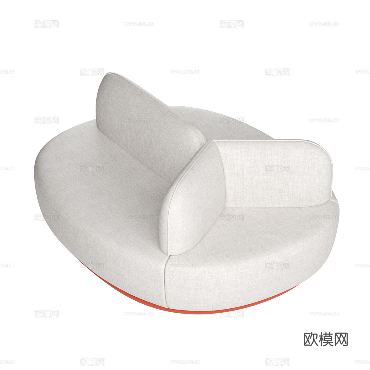 现代轻奢 Sancal La Isla 休闲沙发3d模型