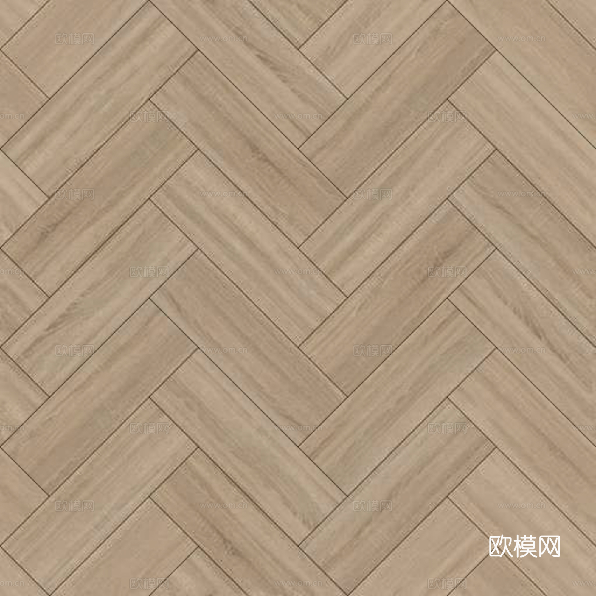 人字拼浅色木地板