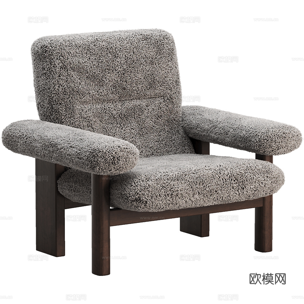 巴西利亚休闲椅3d模型