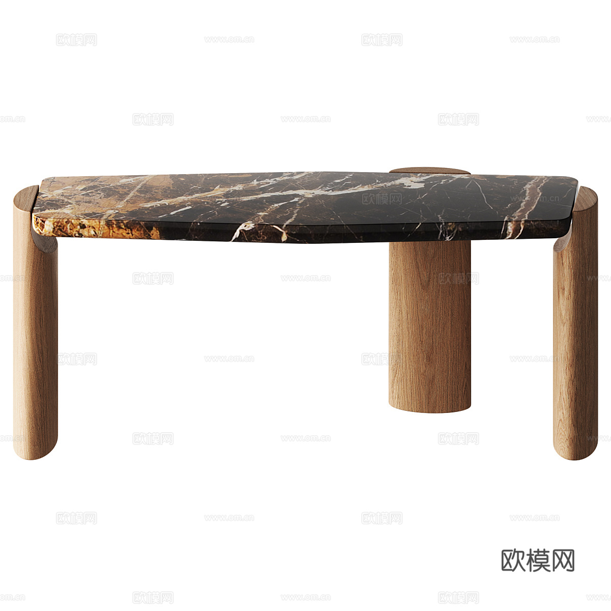 新中式侘寂 LOB 茶几3d模型
