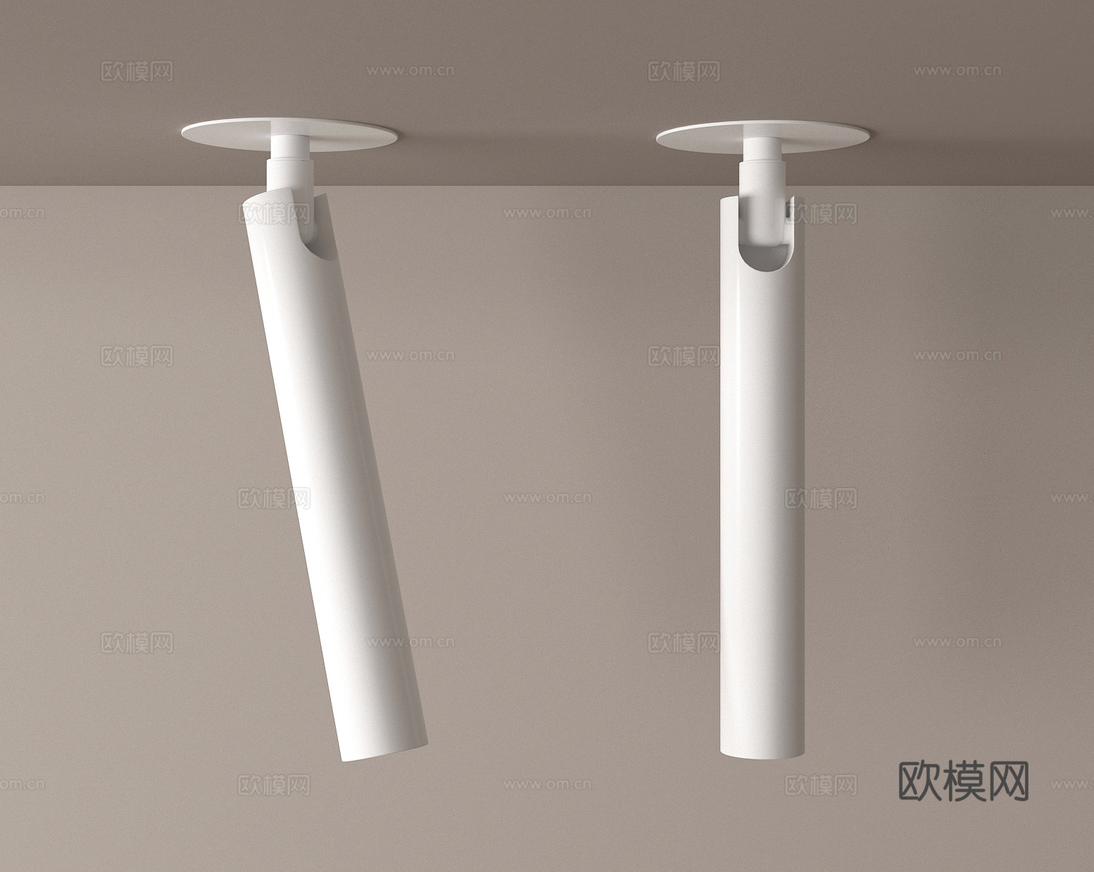 筒灯 射灯 聚光灯 打光灯3d模型