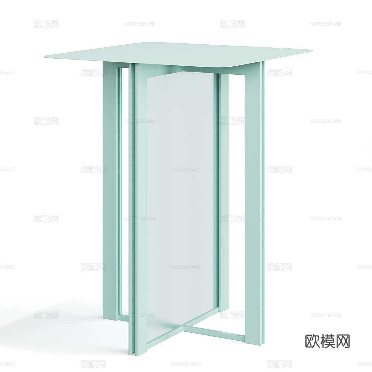 现代意式极简 Framemust 边几3d模型