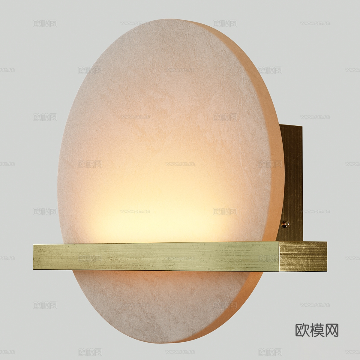 新中式轻奢装饰壁灯3d模型
