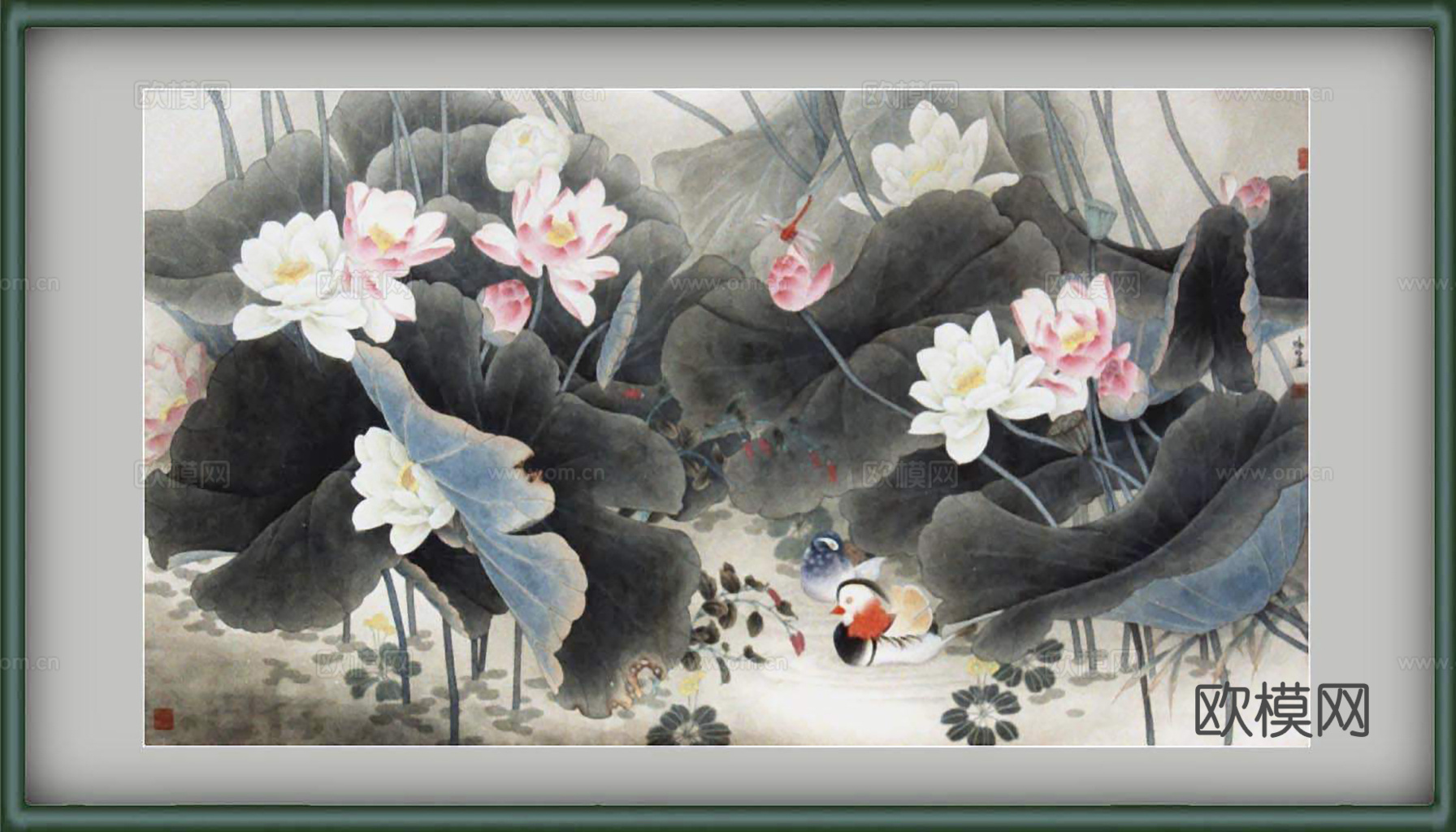 中式水墨书画字画