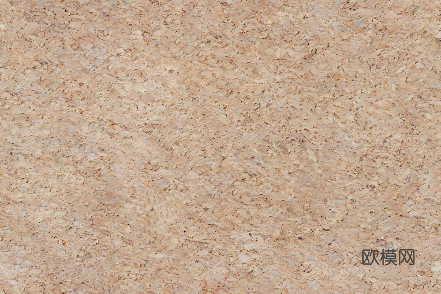 无缝软木板 弹性橡木护墙板下载（渲染图1）