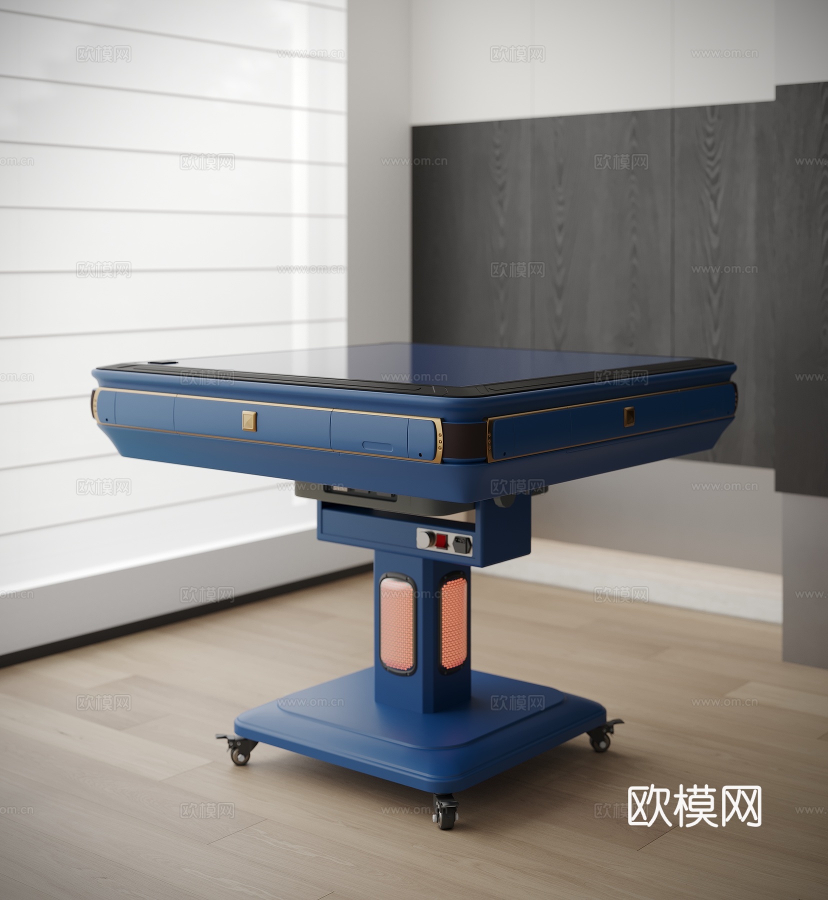 麻将桌3d模型