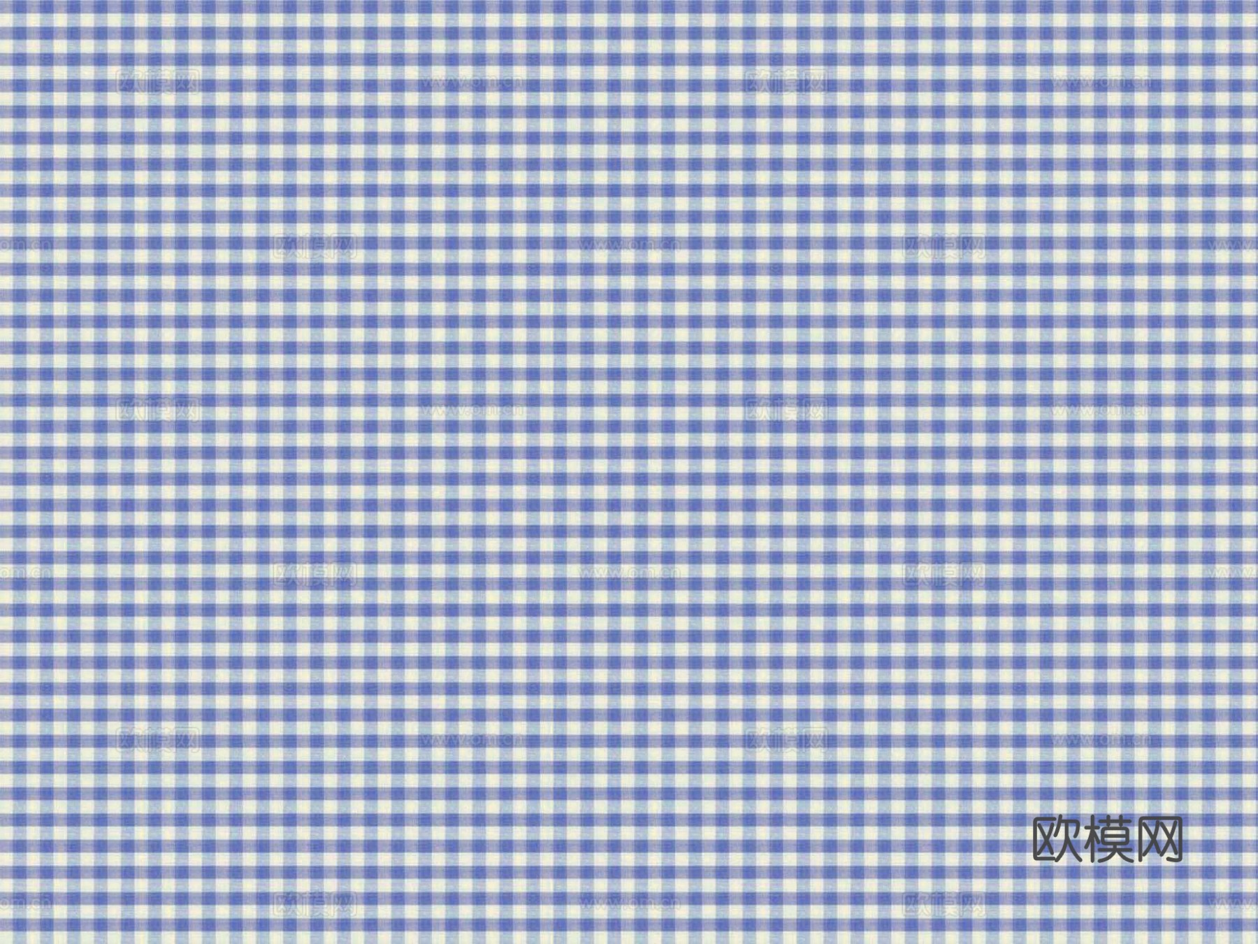 蓝色格子布纹
