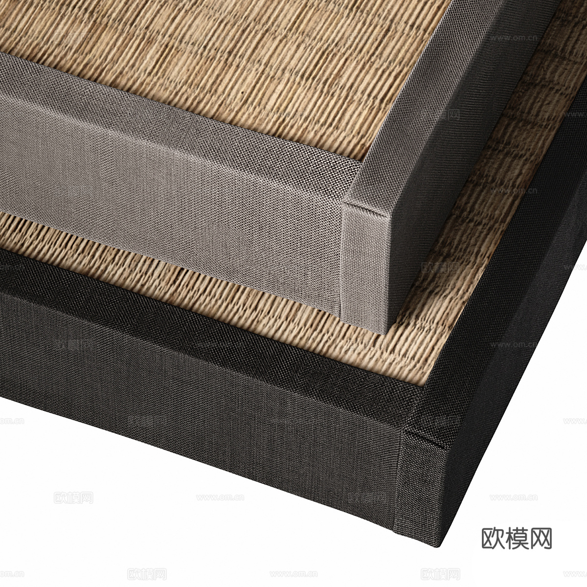 新中式榻榻米 榻榻米座垫3d模型
