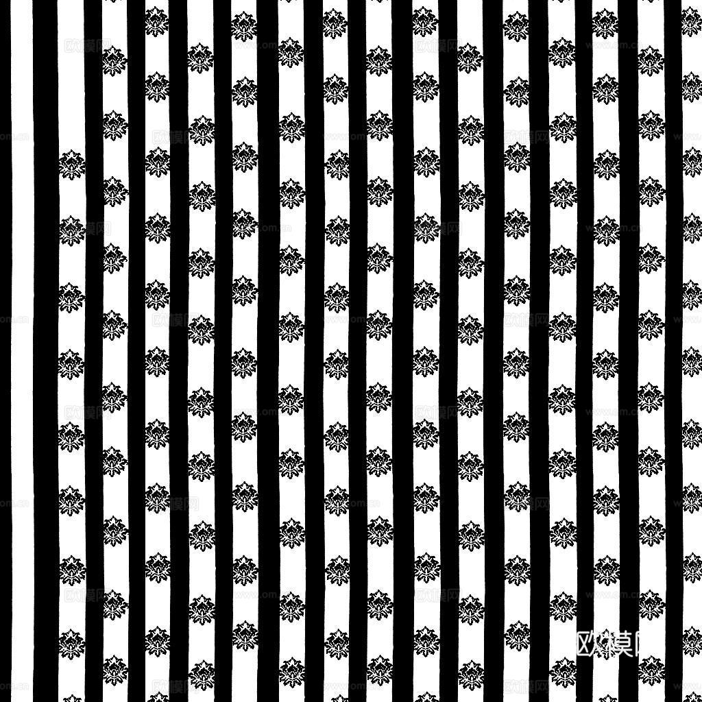 现代黑白 装饰花纹 黑白贴图 漂亮素材黑白下载