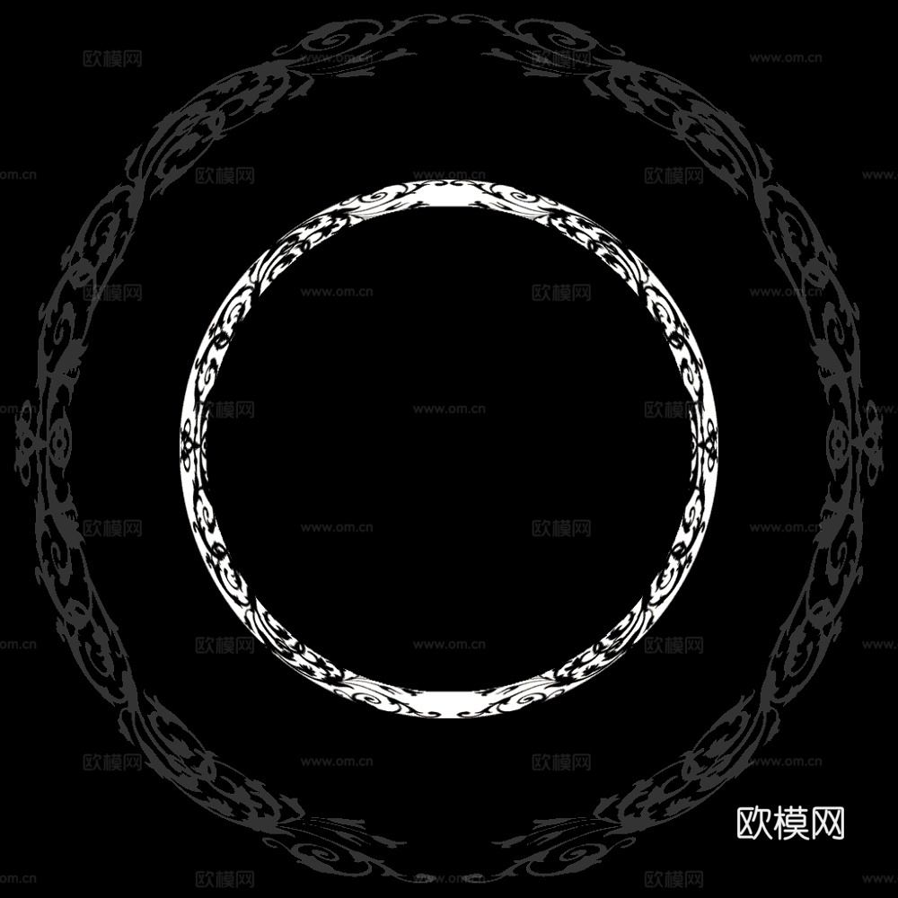 现代黑白 装饰花纹 黑白贴图 漂亮素材黑白下载