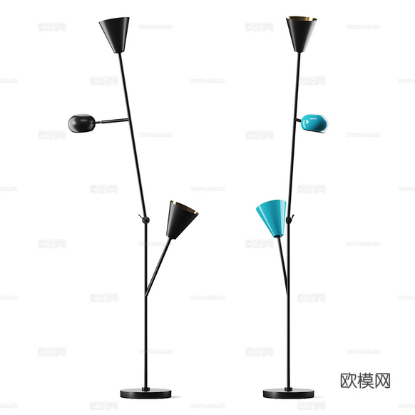 落地灯3d模型下载