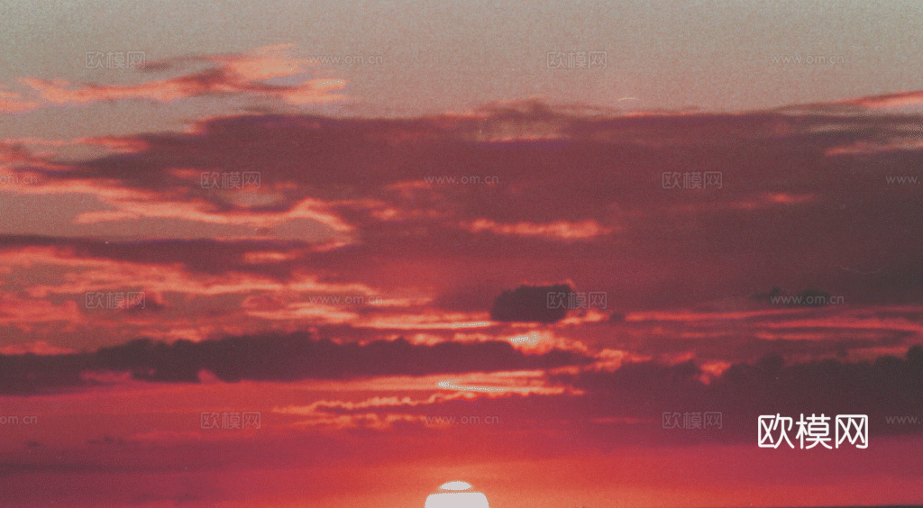 现代黄昏天空 黄昏 天空外景 黄昏外景