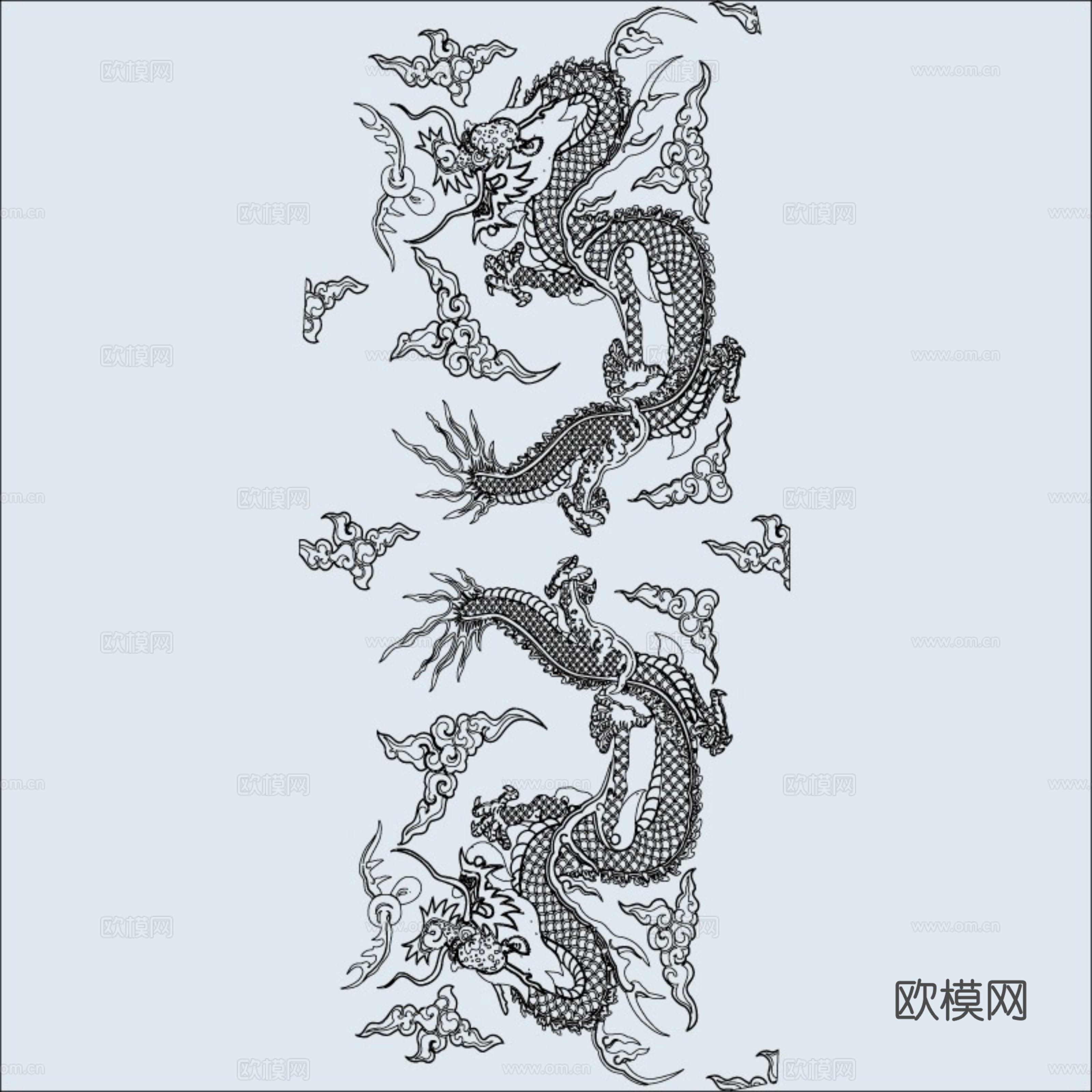 现代黑白 装饰花纹 黑白贴图 漂亮素材黑白下载