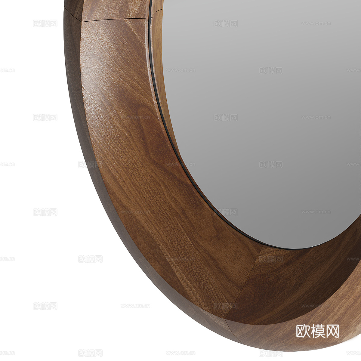 新中式侘寂装饰镜子3d模型