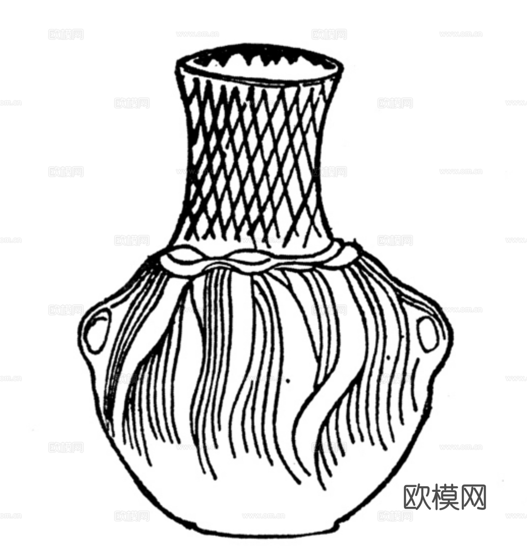 现代黑白 装饰花纹 黑白贴图 漂亮素材黑白下载