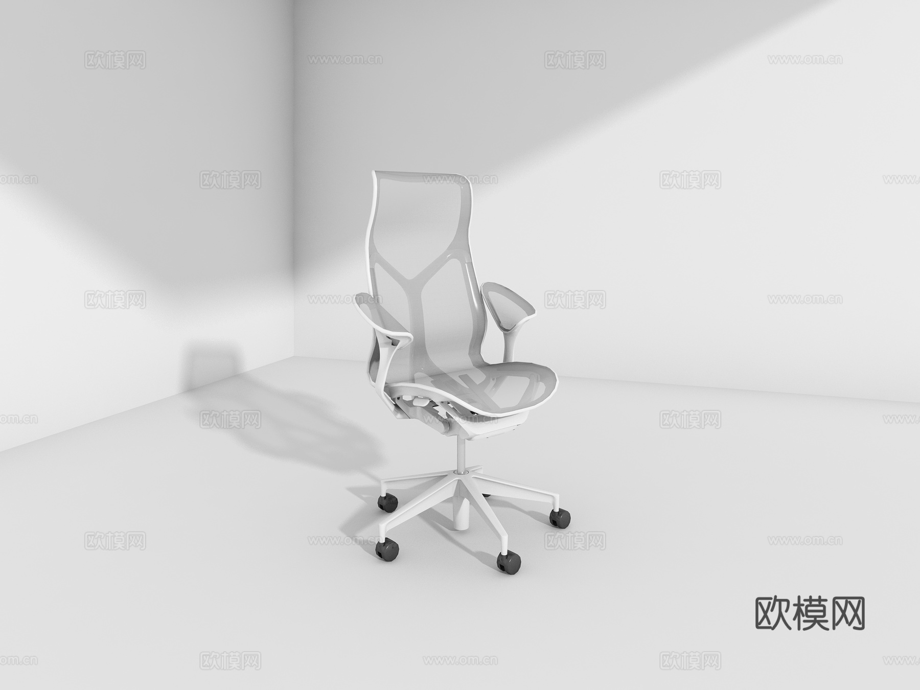 Office swivel chair3d模型