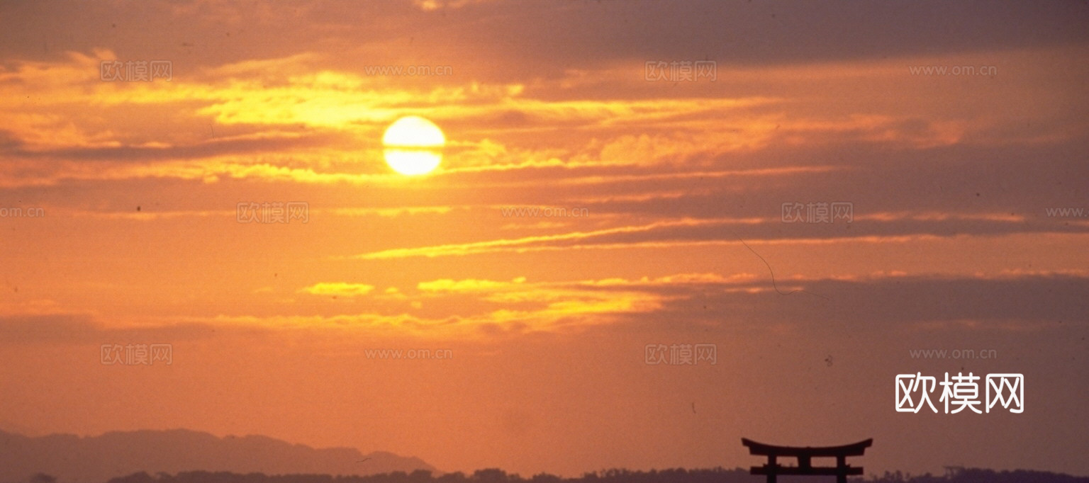 现代黄昏天空 黄昏 天空外景 黄昏外景