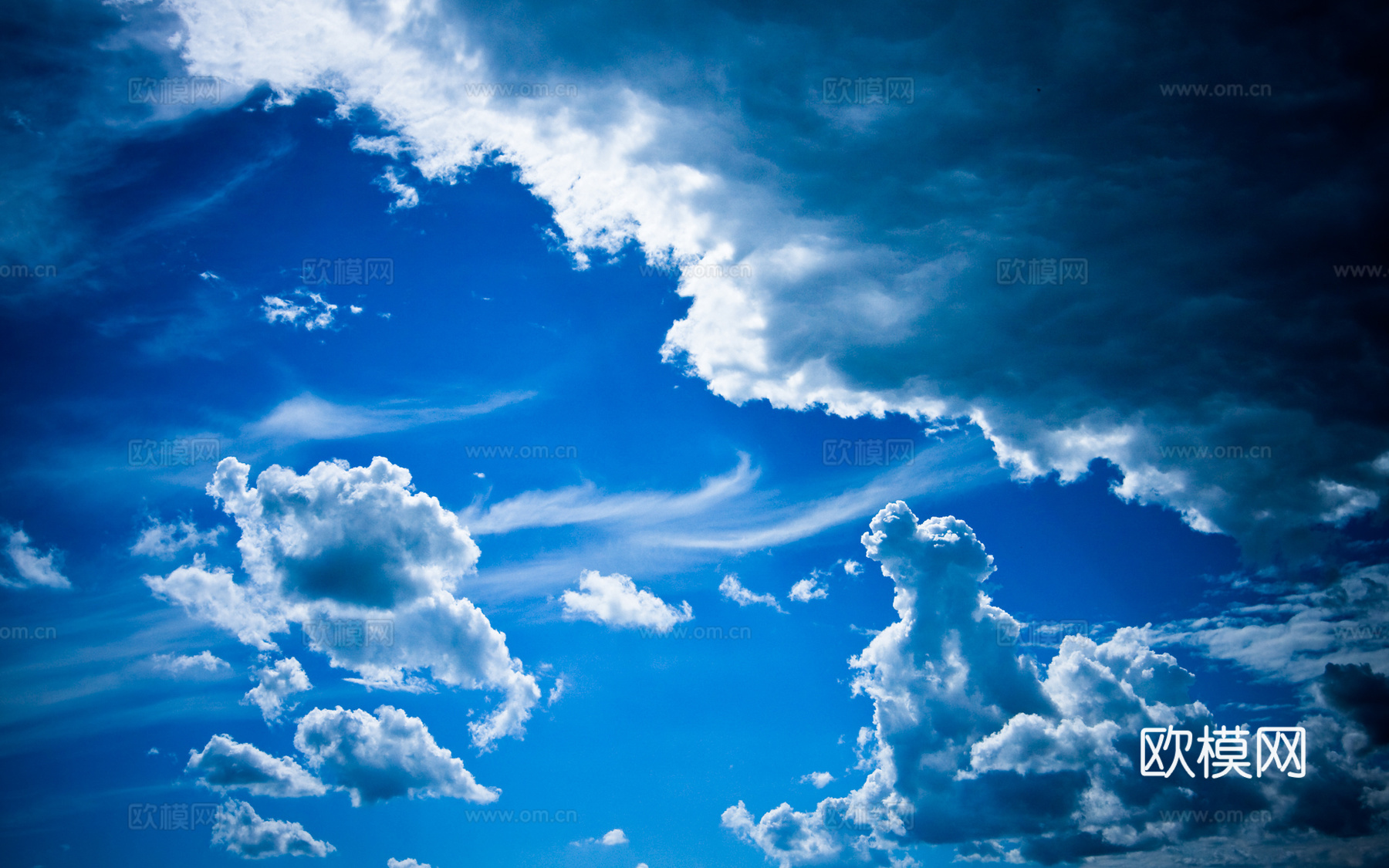 现代天空 蓝天白云 天空外景 白天下载