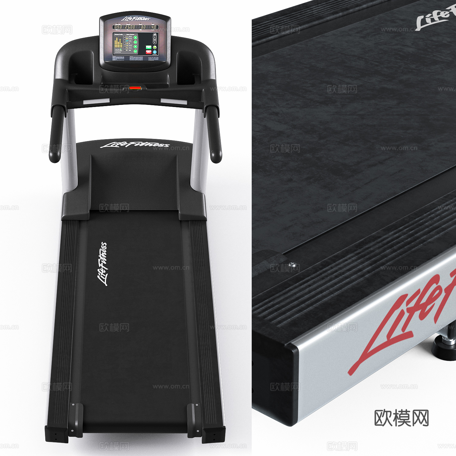 跑步机3d模型