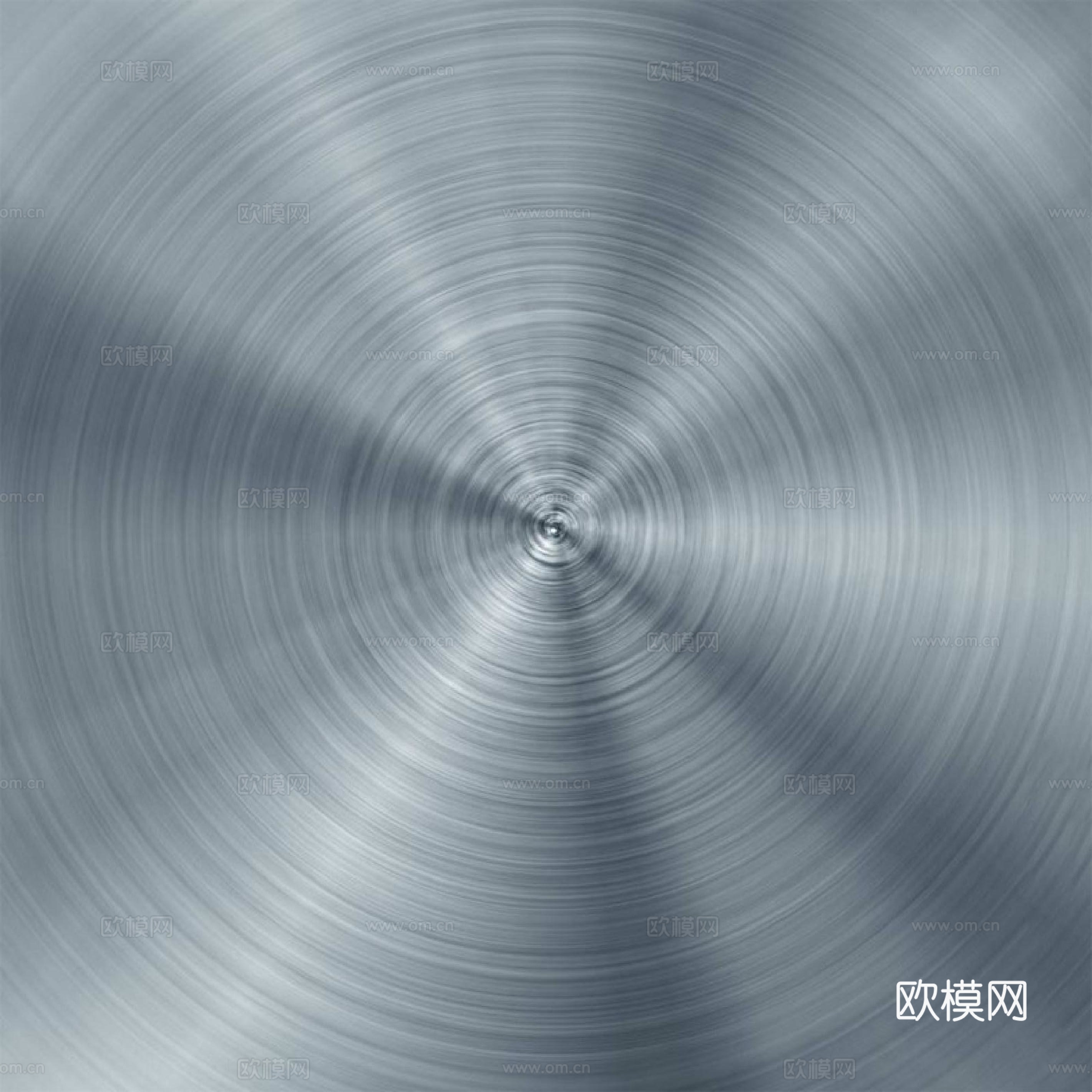 银色圆形拉丝金属
